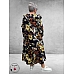 AKH Jas High/Low Blauw/Flowers